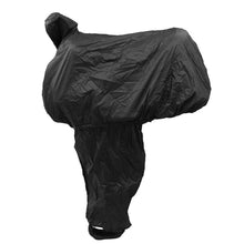 Load image into Gallery viewer, Nylon Western Saddle Cover with Fenders & Tote: Navy