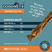 Load image into Gallery viewer, DS26 Dogginstix Braided Beef Tripe Natural Dog Chew – Digestible, Nutrient Rich, Omega 3