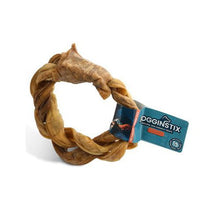 Load image into Gallery viewer, DS26 Dogginstix Braided Lamb Collagen Ring Chew Dog Treat – Natural, Grass-Fed, Low Fat