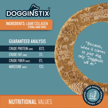 Load image into Gallery viewer, DS26 Dogginstix Lamb Collagen Cosmic Donut Dog Chew & Toy – Natural, Grass-Fed, Low Fat