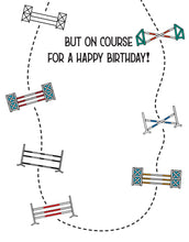 Load image into Gallery viewer, Horse Birthday Card: Off Course!