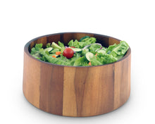 Load image into Gallery viewer, Tulip Shape Acacia Wood Salad Bowl Large