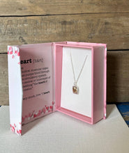 Load image into Gallery viewer, Valentine Heart in Square Necklace