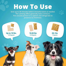 Load image into Gallery viewer, DS26 Heavenly Hounds Relaxation Squares Calming Treats for Dogs