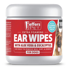 Load image into Gallery viewer, DS26 Jeffers Dog Ear Cleaning Wipes, 100 Count