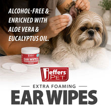 Load image into Gallery viewer, DS26 Jeffers Dog Ear Cleaning Wipes, 100 Count