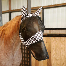 Load image into Gallery viewer, Jeffers Expression Deluxe Mesh Horse Fly Mask with Ears and Nose