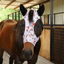 Load image into Gallery viewer, Pre-Sale Jeffers Expression Lycra Horse Fly Mask with Ears