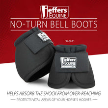 Load image into Gallery viewer, Jeffers No-Turn Bell Boots for Horses, Solid Colors, 2 ct