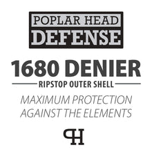 Load image into Gallery viewer, DS26 Jeffers Poplar Head "Defense" 1680 Denier Turnout Blanket with Detachable Neck, 360 Gram, Plymouth Brown