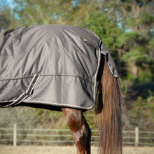 Load image into Gallery viewer, DS26 Jeffers Poplar Head "Defense" 1680 Denier Turnout Blanket with High Neck, 240 Gram, Plymouth Brown