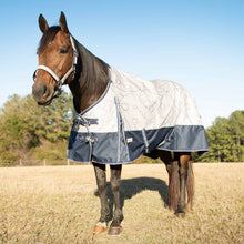 Load image into Gallery viewer, DS26 Jeffers Poplar Head Uniquely English 1200D Medium Weight Turnout Blanket, 240g - Waterproof & Breathable Horse Blanket