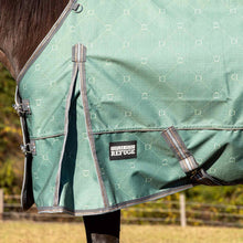 Load image into Gallery viewer, DS26 Jeffers Poplar Head Uniquely English 1200D Medium Weight Turnout Blanket, 240g - Waterproof & Breathable Horse Blanket