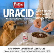 Load image into Gallery viewer, DS26 Jeffers Uracid DL-Methionine 0.2g Capsules for Dogs & Cats – Supports Urinary Tract, Reduces Urine Odor, Prevents Stones