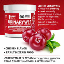 Load image into Gallery viewer, DS26 Jeffers UrinaryWes Urinary Support Supplement Powder for Dogs & Cats