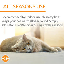 Load image into Gallery viewer, DS26 K&H Amazin’ Thermo-Kitty Pad Heated Cat Bed – Indoor Cat Warming Pad with 4-Watt Removable Heater, Machine Washable