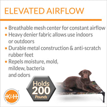 Load image into Gallery viewer, DS26 K&H Pet Products Original Pet Cot Elevated Dog Bed, Realtree Edge