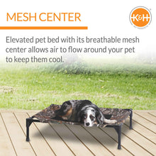 Load image into Gallery viewer, DS26 K&H Pet Products Original Pet Cot Elevated Dog Bed, Realtree Edge