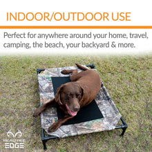 Load image into Gallery viewer, DS26 K&H Pet Products Original Pet Cot Elevated Dog Bed, Realtree Edge