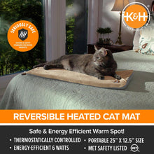 Load image into Gallery viewer, DS26 K&H Thermo-Kitty Heated Cat Bed – Energy-Efficient, MET Certified Indoor Cat Warming Mat