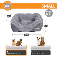 Load image into Gallery viewer, DS26 K&H Thermo-Pet Lounge Sleeper Heated Cat & Small Dog Bed – Plush, Non-Slip, Machine Washable Indoor Pet Bed