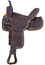 Load image into Gallery viewer, King Series Stratford Suede Barrel Saddle