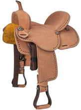 Load image into Gallery viewer, King Series Youth Stratford Suede Barrel Saddle