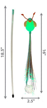 Load image into Gallery viewer, DS26 KONG Teaser Glow in the Dark Firefly Wand Cat Toy