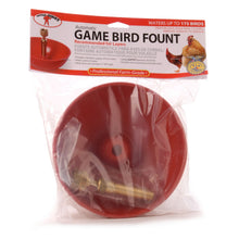 Load image into Gallery viewer, DS26 Little Giant Automatic Poultry & Chick Fountain – Continuous Flow Chicken & Game Bird Waterer with Brass Valve