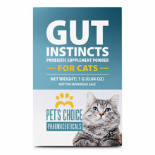 Load image into Gallery viewer, Pet’s Choice Gut Instincts Probiotic Supplement for Cats, Digestive & Immune Support, 30 Powder Packets, Made in USA