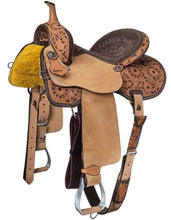 Load image into Gallery viewer, Royal King Light Oil Hawley Barrel Saddle Package