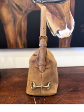 Load image into Gallery viewer, Bethany Bit Bag Suede | Limited Edition Milk Chocolate