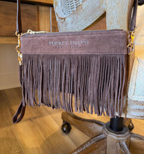 Load image into Gallery viewer, Wellington Wristlet Dark Chocolate Fringe LIMITED EDITION