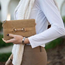 Load image into Gallery viewer, Wellington Wristlet Milk Chocolate Suede Edition