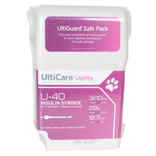 Load image into Gallery viewer, DS26 UltiCare U-40 Insulin Syringes with Sharps Container, 100 Count