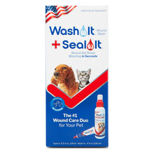 Load image into Gallery viewer, DS26 Wash It Pet Wound Wash and Seal It Pet Wound Gel Combination Pack