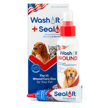 Load image into Gallery viewer, DS26 Wash It Pet Wound Wash and Seal It Pet Wound Gel Combination Pack