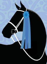 Load image into Gallery viewer, SOLDOUTHorse Thank You Card: Horse, Dee Bit & Ribbon!