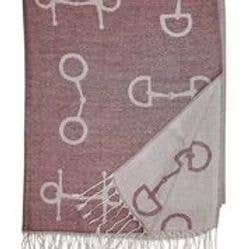AWST Int'l "Lila" Snaffle Bit Pashmina Scarf