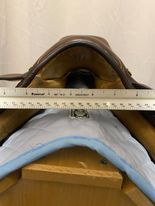 Load image into Gallery viewer, X 15.5" Consignment Saddle Collegiate