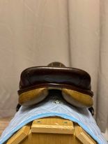 Load image into Gallery viewer, X 15.5" Consignment Saddle Collegiate