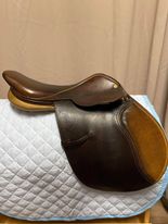 Load image into Gallery viewer, X 15.5" Consignment Saddle Collegiate