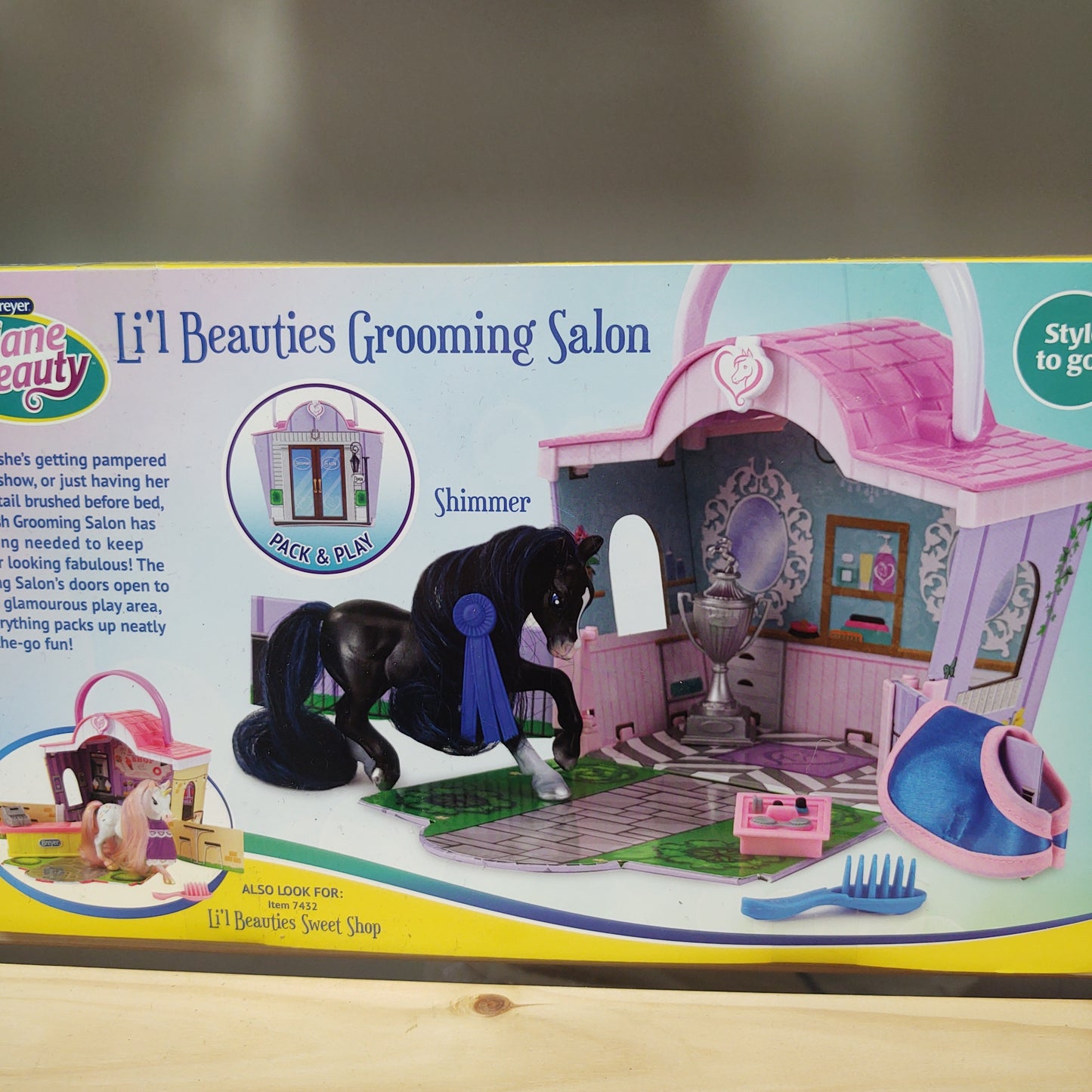 716 Breyer Li'l Beauties Grooming Salon "SHIMMER"