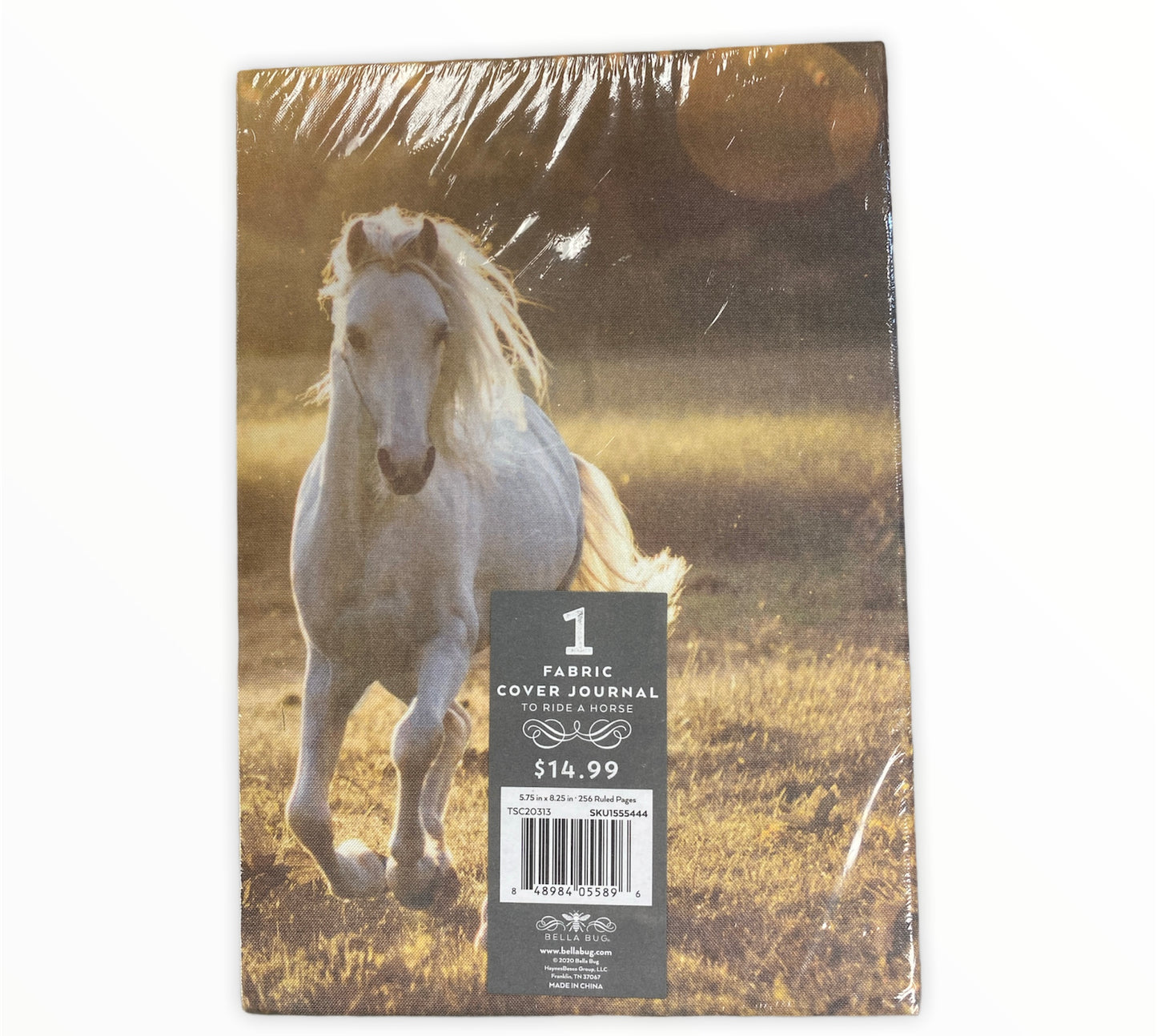 591 Fabric Cover Journal:To Ride a Horse
