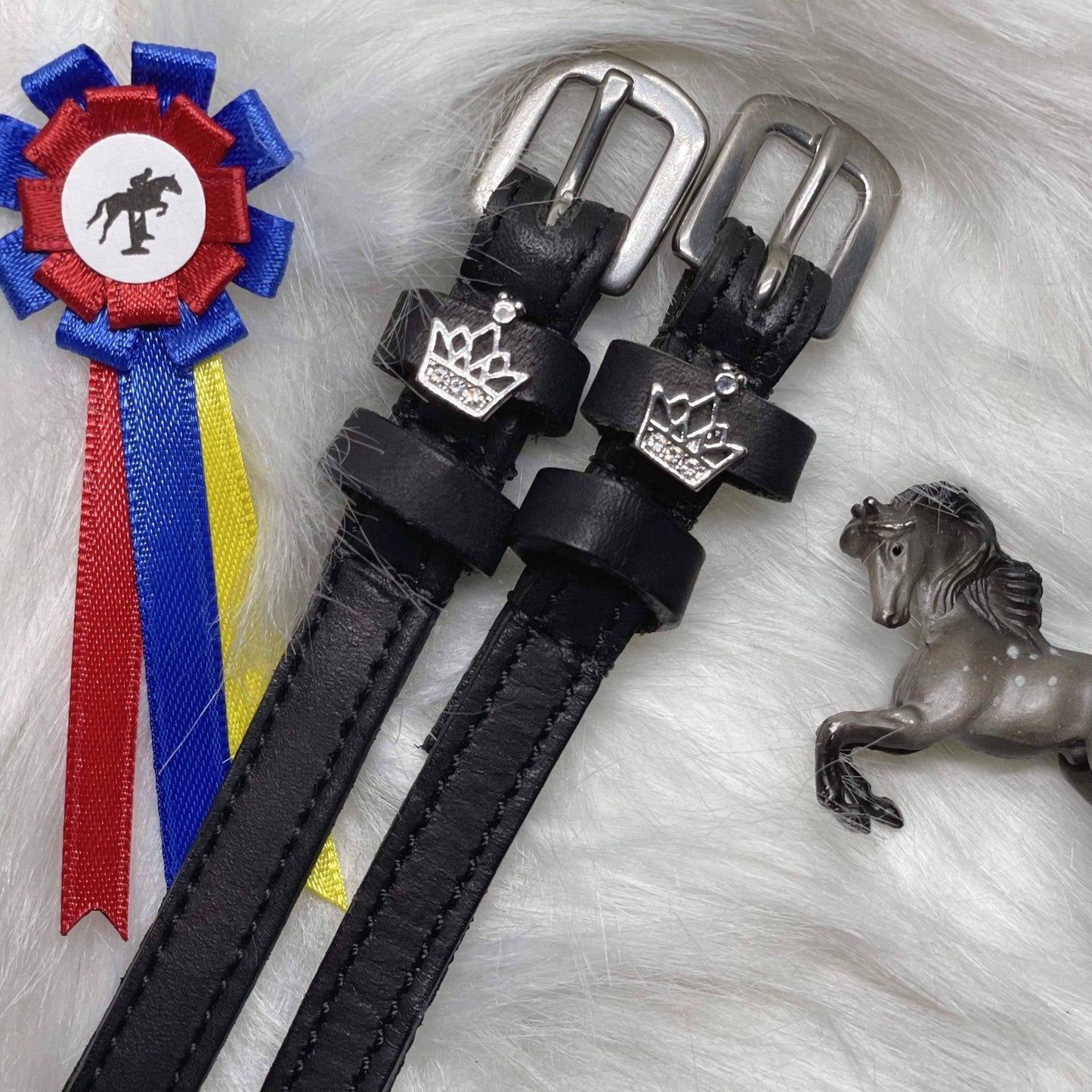 Queen Bling Crown Spur Straps