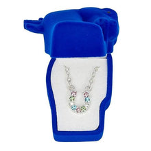 Load image into Gallery viewer, Horseshoe Crystal Rhinestone Necklace