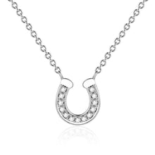 Load image into Gallery viewer, Horseshoe Crystal Rhinestone Necklace