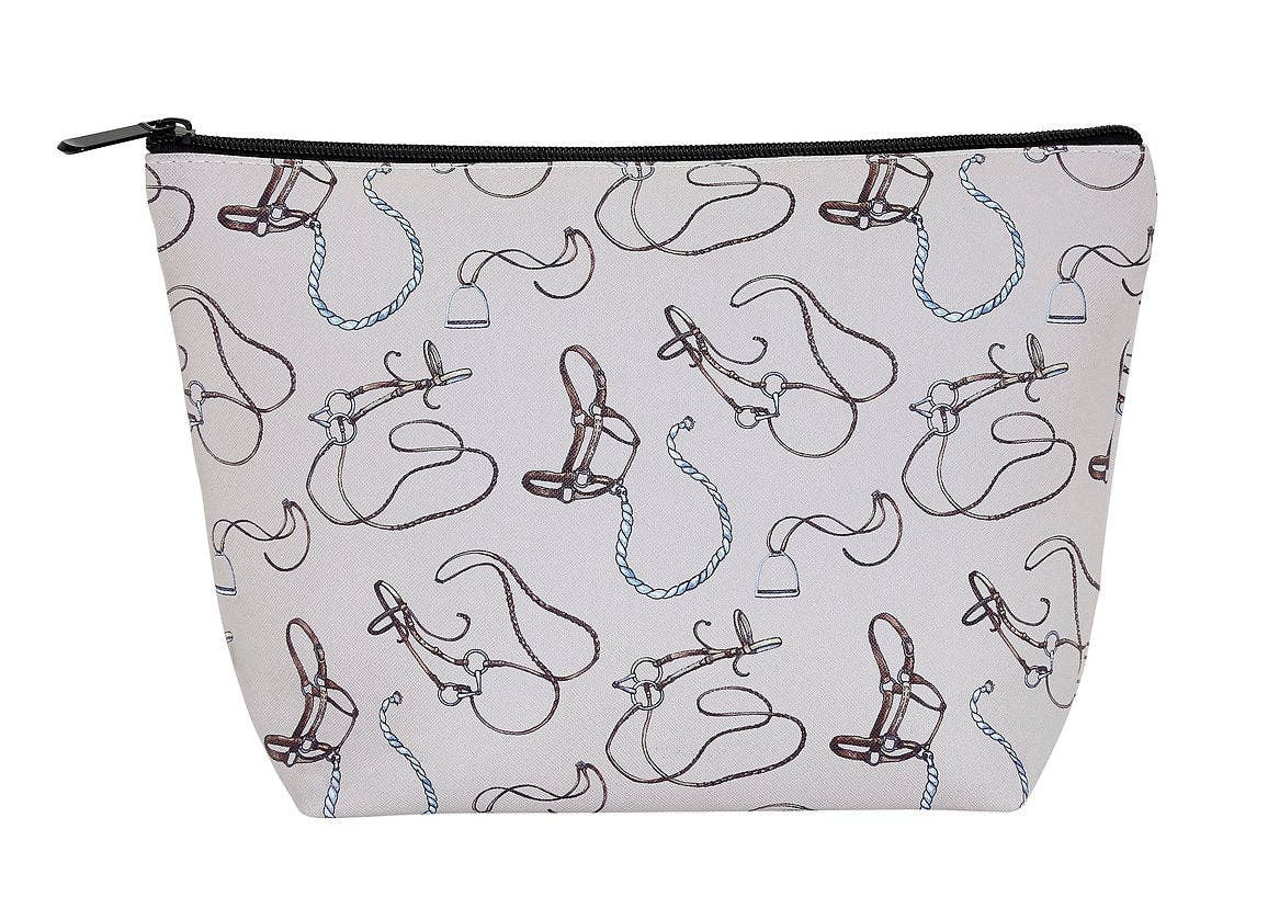 NW "Lila" Bridles n' Things Large Cosmetic Pouch