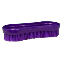 Load image into Gallery viewer, Magic Plastic Bristle Horse Grooming Brush: Purple