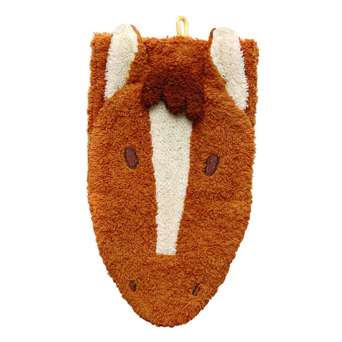 Oeko-Tex Cotton Washcloth - Horse